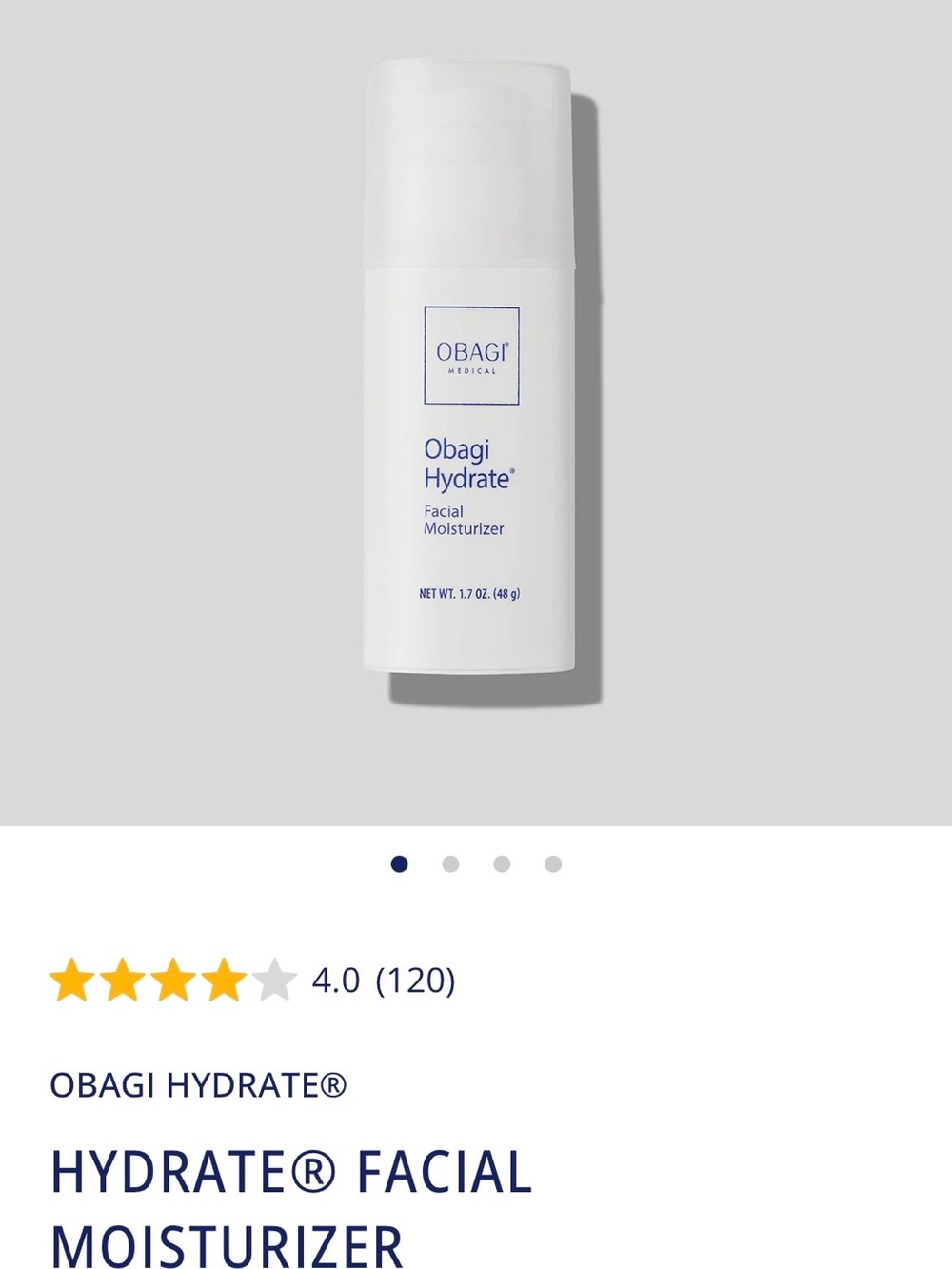 Obagi Hydrate Facial Moisturizer